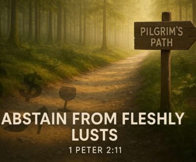 Drink Devotional Method: Abstain from Fleshly Lusts (1 Peter 2)