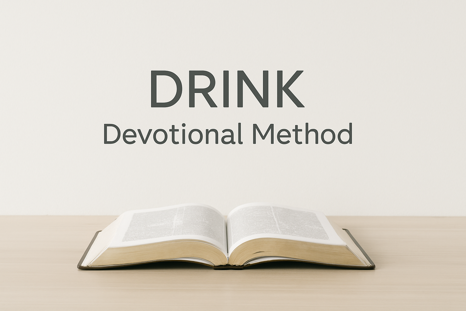 Drink Devotional Method
