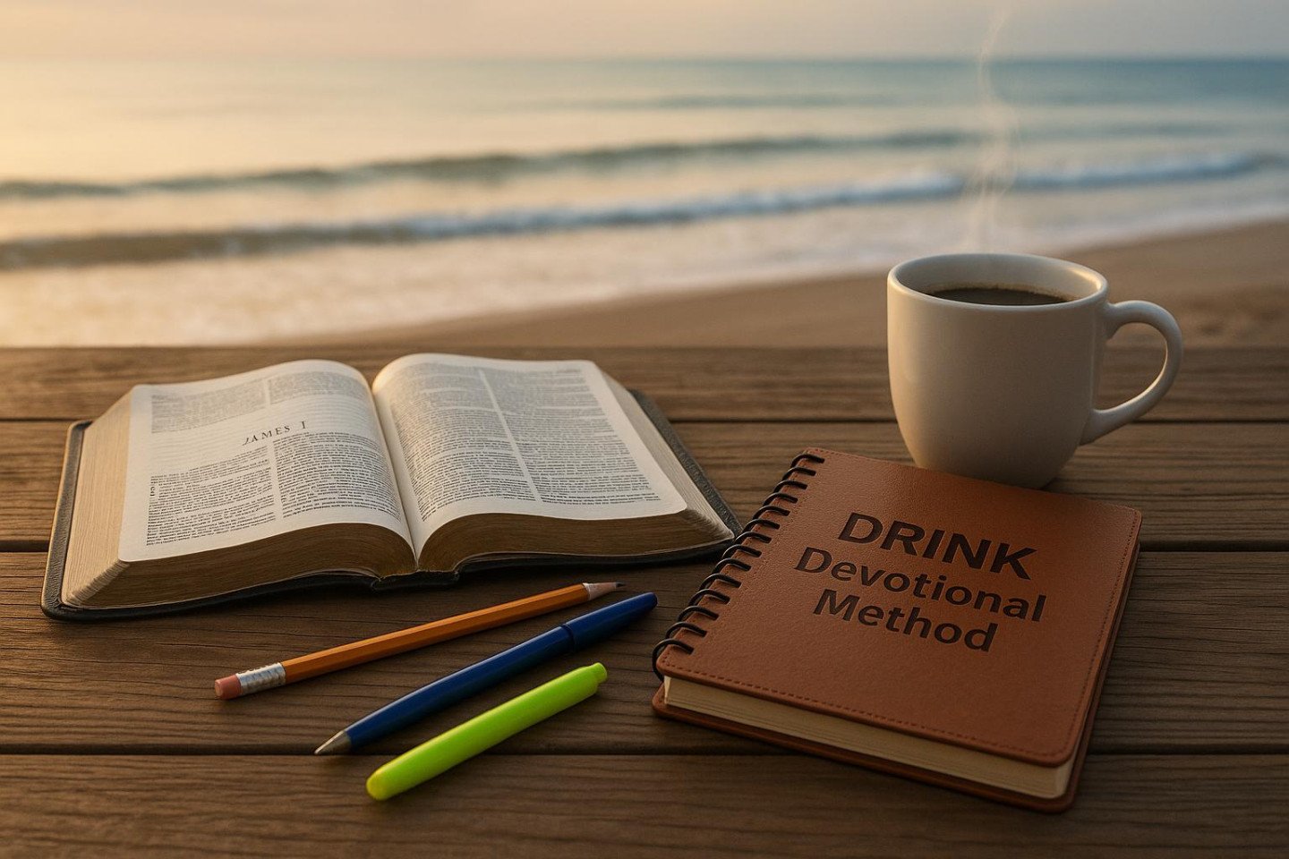 Drink Devotional Method Be Doers of the Word (James 1)