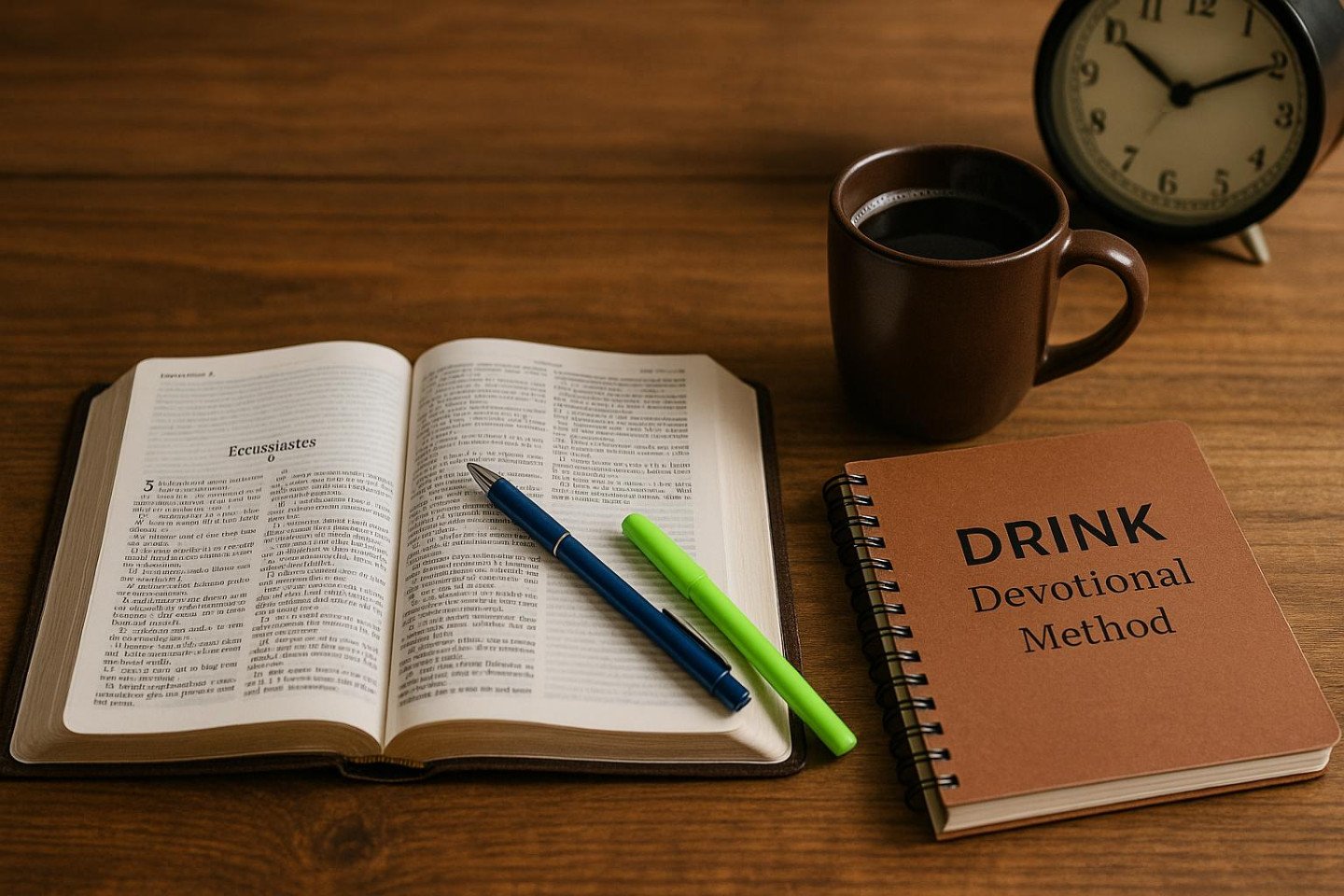 Drink Devotional Method - Trusting God's Perfect Timing (Ecclesiastes 3)