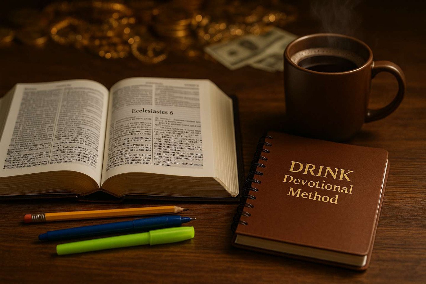 Drink Devotional Method The Vanity of Wealth Without Enjoyment (Ecclesiastes 6)