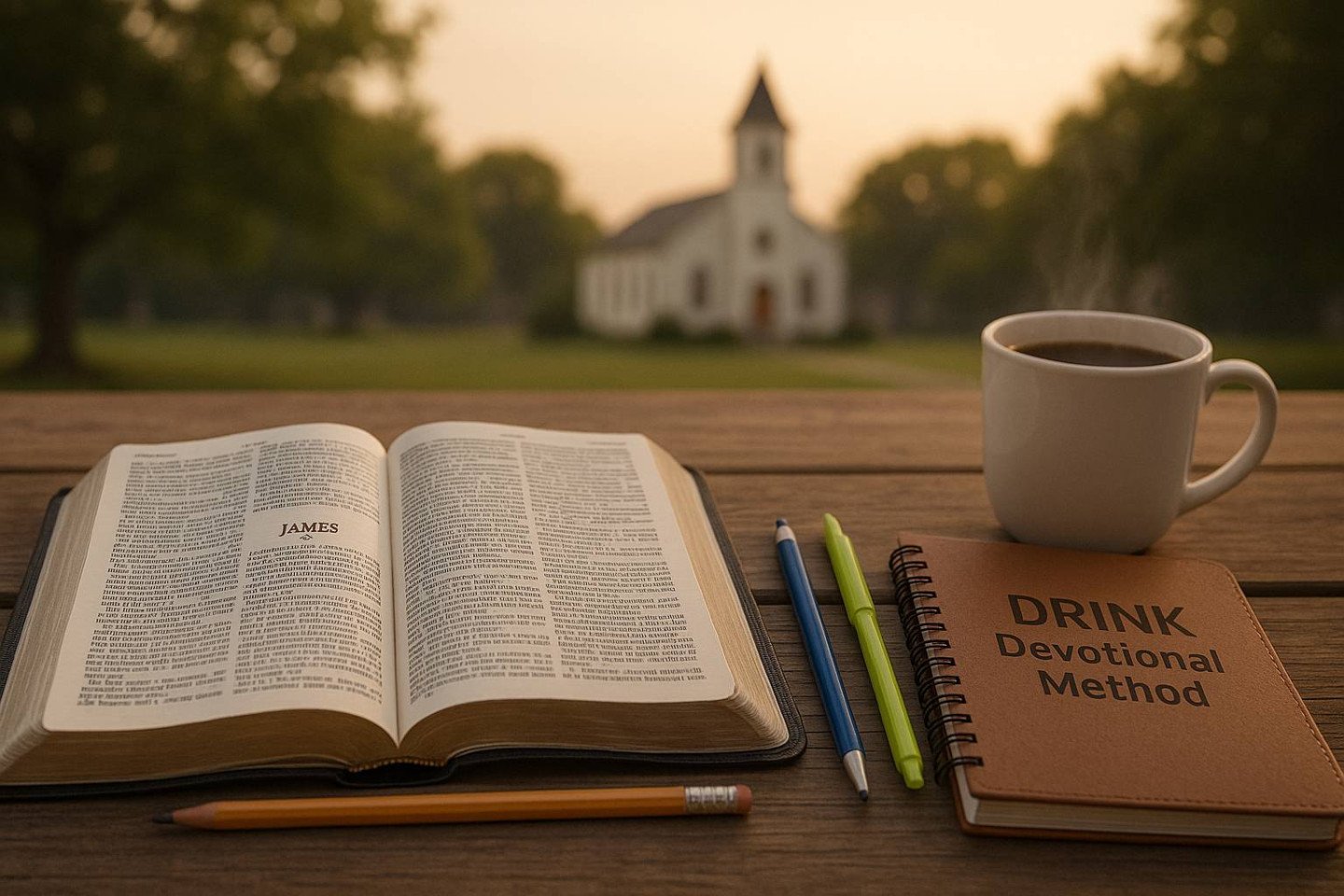 Drink Devotional Method - Blessing or Burning – The Choice of Our Words (James 3)