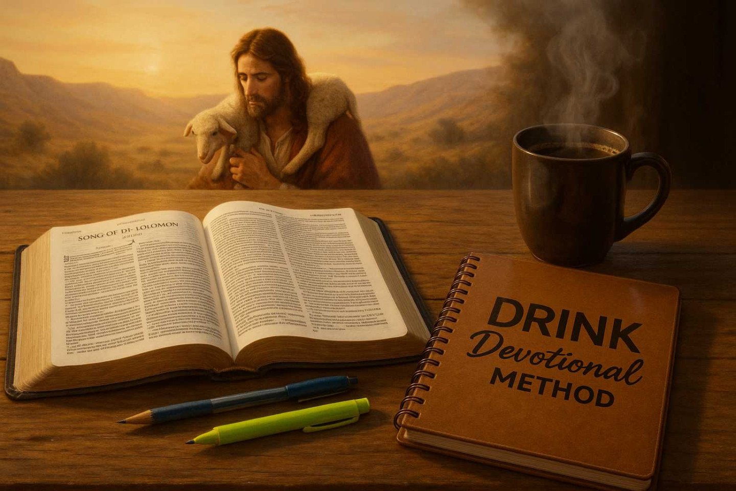 Drink Devotional Method Seeking and Finding Christ (Song of Solomon 3)