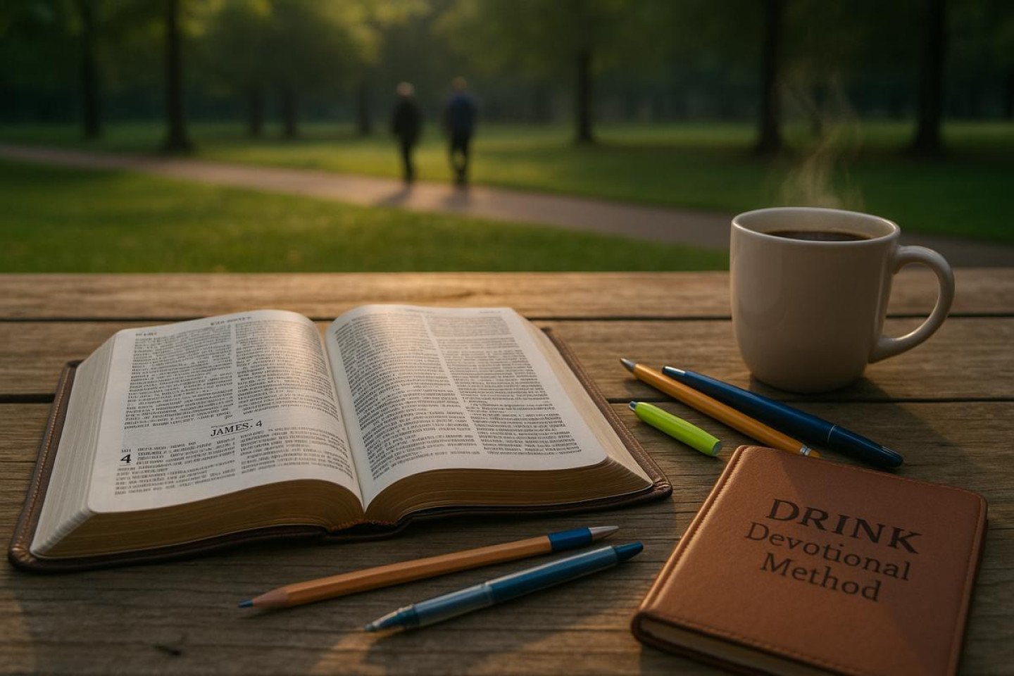 Drink Devotional Method - The Danger of Worldly Desires (James 4)